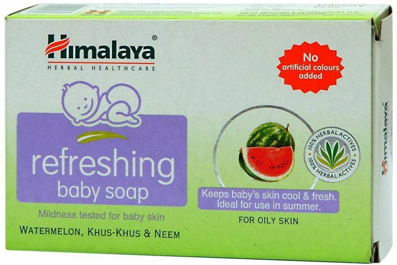 Himalaya Refreshing Baby Soap 125 Gm - Pack of 10 (125 g)(125 g)