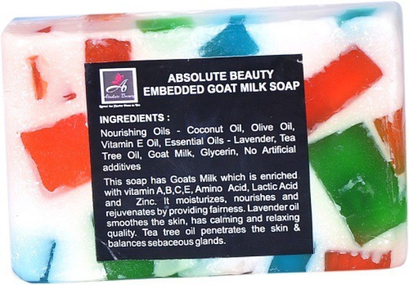 Absolute Beauty Goat Milk Whitening Glow Skin Care Handmade Bathing Fairness Soap(100 g)