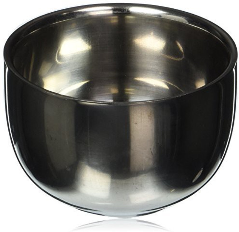 Wowlife Stainless Steel Shinning Durable Shaving Mug Bowl Heat Insulation Shave Soap Cup