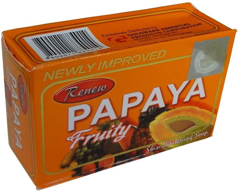 Renew Papaya Fruity Soap For Skin Whitening 1Pc(135 g)