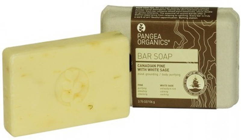 Pangea Organics Canadian Pine with White Sage Bar Soap(106 g)