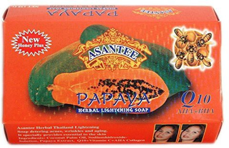 ASANTEE Thai Papaya Herbal Skin Whitening Soap(135 g)