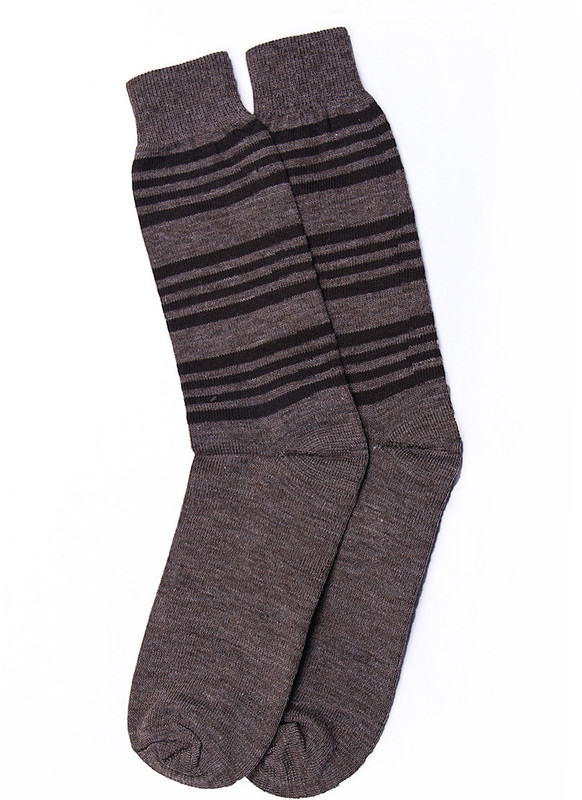 Graceway Men Striped Knee High