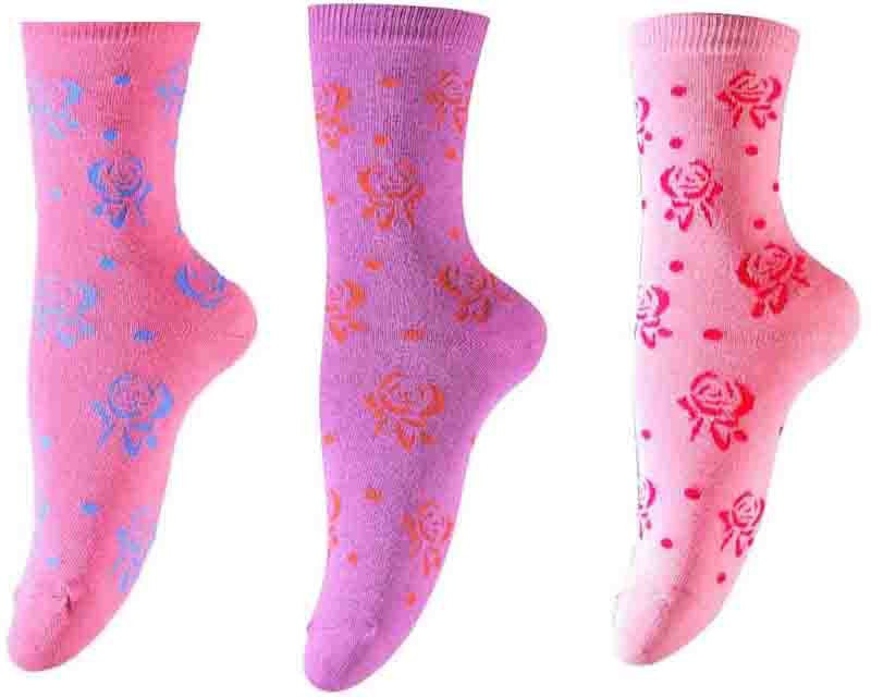 Ezzi Feet Women Self Design Mid-Calf/Crew(Pack of 3)