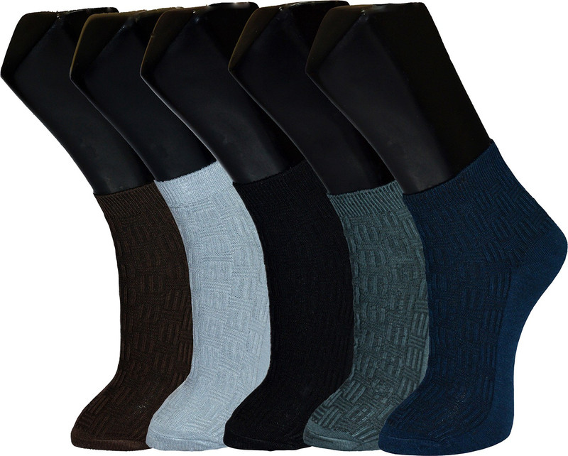 Welwear Mens Self Design Ankle Length(Pack of 5) RS.1099 (71.00% Off) - Flipkart