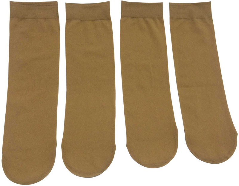 Graceway Women Solid Ankle Length(Pack of 4)