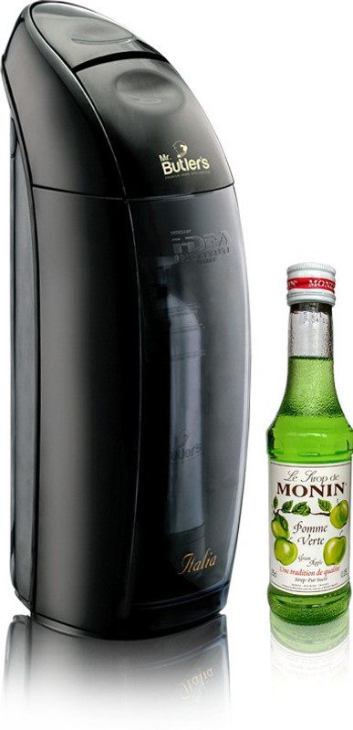 MR. Butler Italia with Monin Green Apple Syrup (Recipe Booklet Induced) Soda Maker(Black) MR. Butler Italia with Monin Green Apple Syrup (Recipe Booklet Induced) Soda Maker(Black)