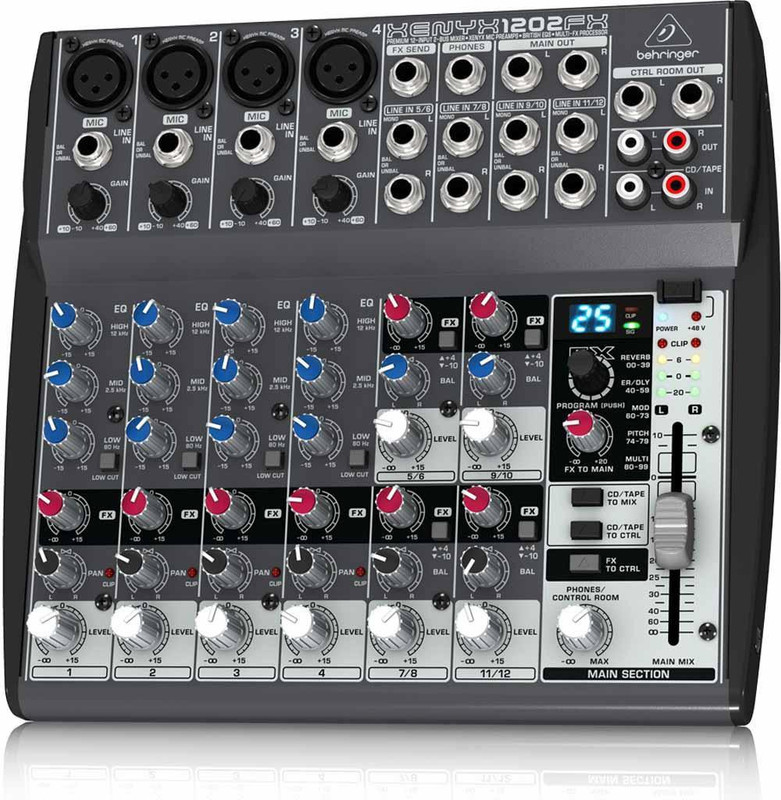 Behringer Xenyx 1202FX Analog Sound Mixer