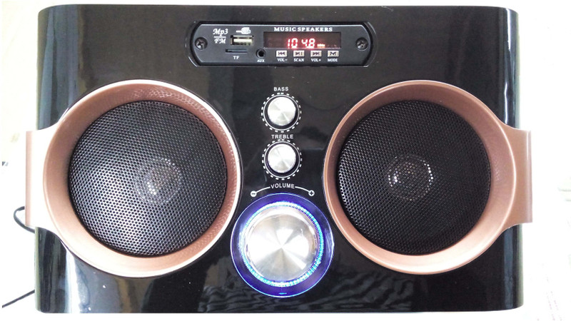 Evolution Kart FM007 FM Radio(Black, Silver)