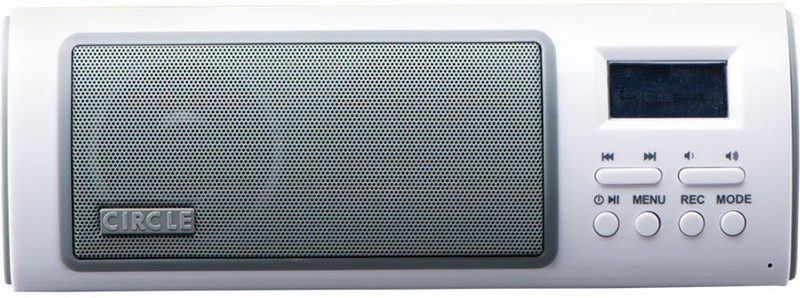 Circle beaut 2 W Portable Home Theatre(White, Mono Channel)