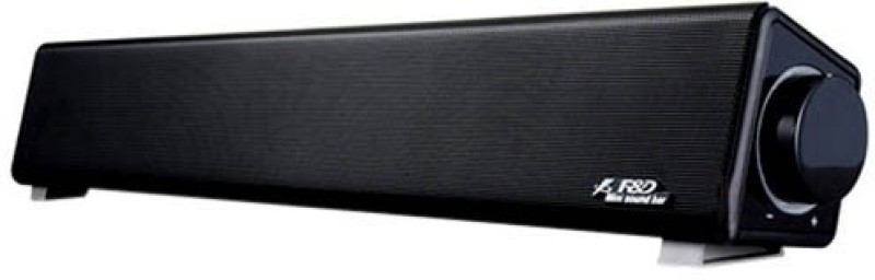 F&D E200 Portable Laptop/Desktop Speaker(Black, 2.0 Channel)