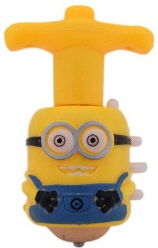 Craftzcreation Flashing And Musical Spinning Top(Yellow)
