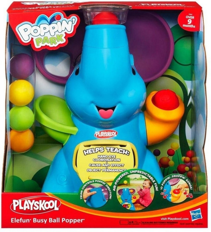 Playskool Poppin Park Elefun Busy Ball Popper