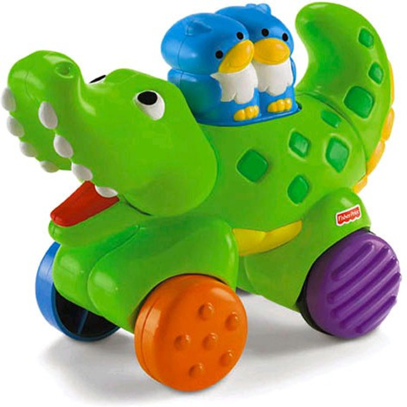 Fisher-Price Press And Go Animal Assortment - Crocodile(Multicolor)