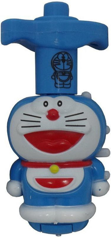 Shopaholic Doraemon Laser Top With LED Lights(Multicolor)