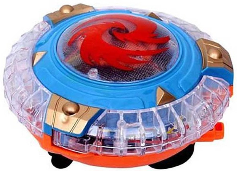 Cp Bigbasket Magical Spinning Lights Lightning Rotate Unfolds Colourful Top Toy(Multicolor)