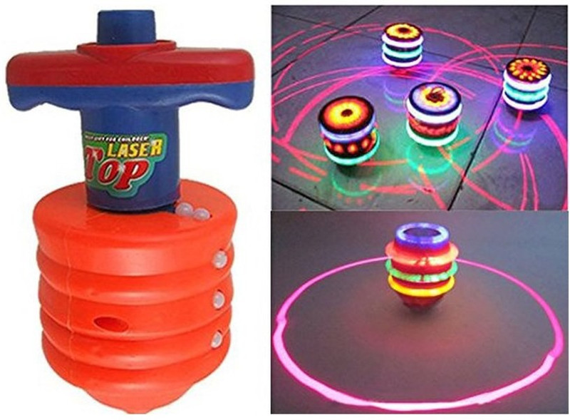 Fantasy India Multicolour Laser Top Musical Toys(Multicolor)