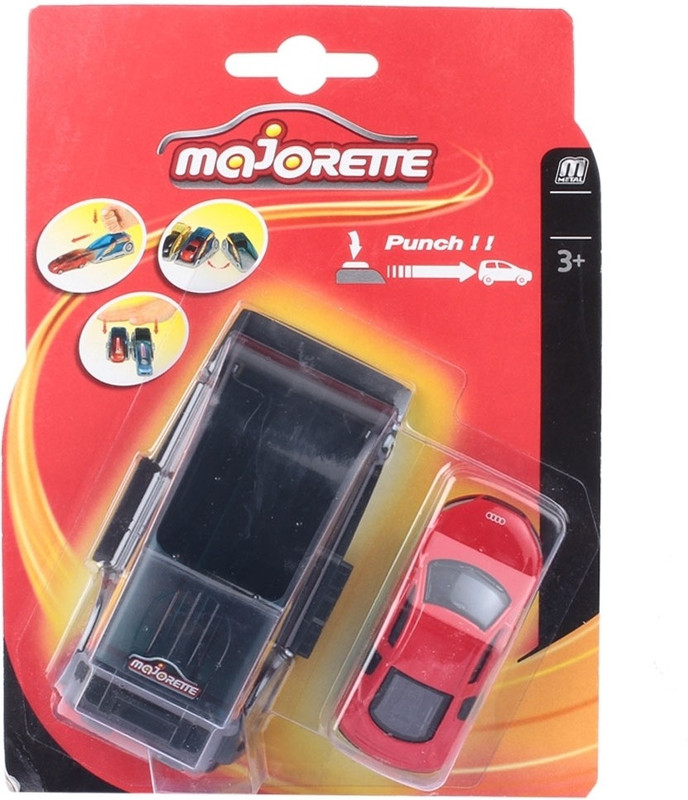 Majorette Punch & Go Launcher with Car(Multicolor)
