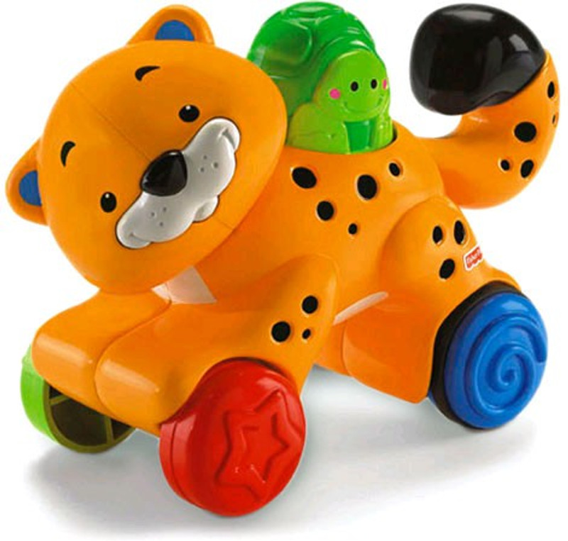 Fisher-Price Press And Go Animal Assortment Cheetah(Multicolor)