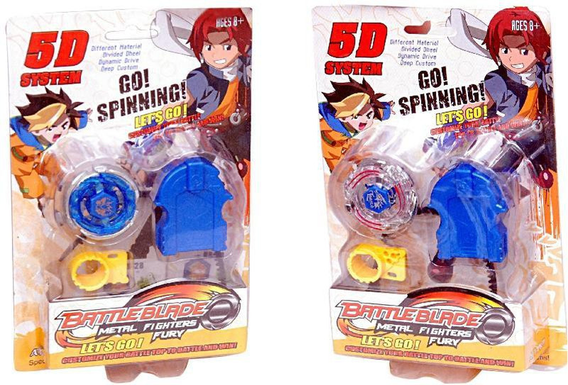 Homeshopeez Beyblade Battle Blade - Set of 2(Multicolor)