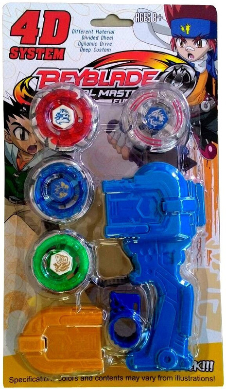 Beyblade 4 D System Metal Masters Fury(Multicolor)