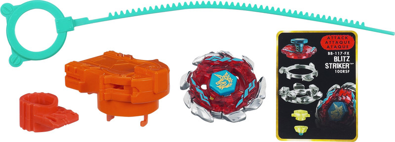 Beyblade Metal Fury Blitz Striker 100RSF(Red)