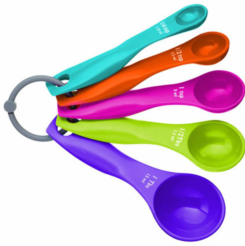 Kitchenware Plastic Measuring Spoon Set(Pack of 5) RS.149 (70.00% Off) - Flipkart