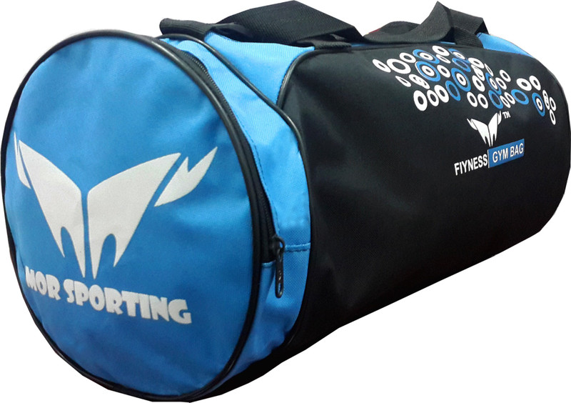 Mor Sporting Trendy Blue gym bag(Blue, Kit Bag)