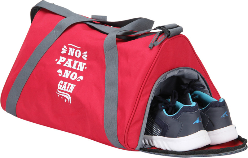 PinStar Fitness Gym Bag - Red Gain (OS) Gym Bag(Maroon, Frame Bag)