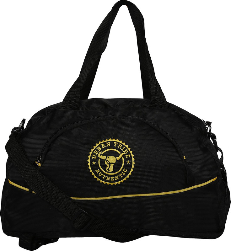 Urban Tribe Barcelona Gym Bag(Black, Kit Bag)