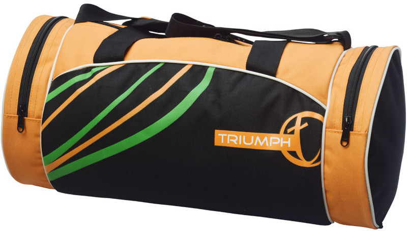 Triumph New Black Orange Multipurpose Bag(Multicolor, Kit Bag)