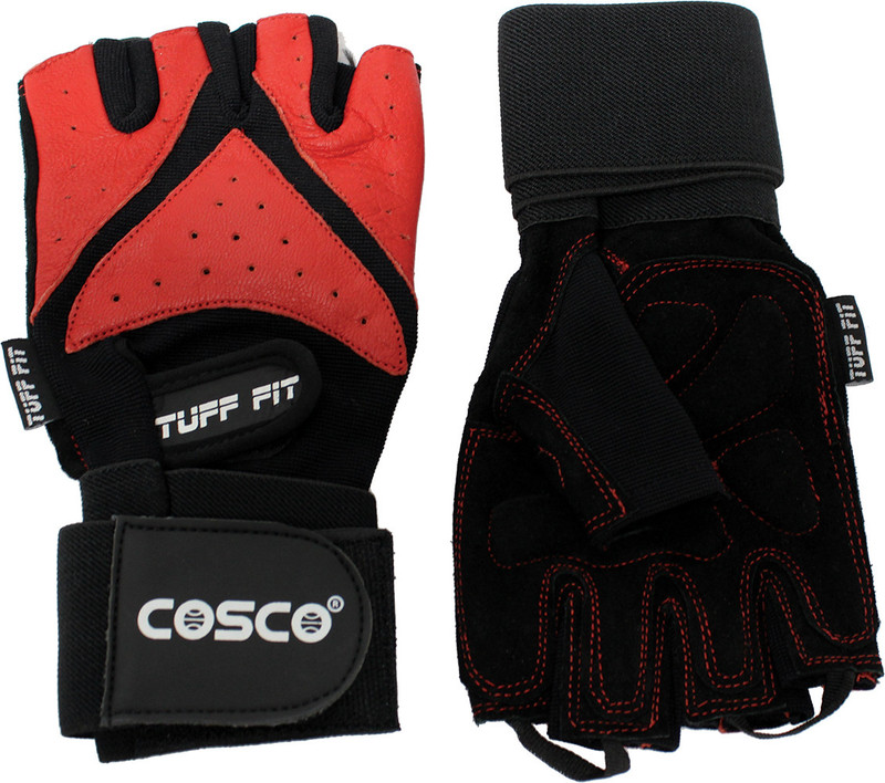 Cosco Tuff Fit Gym & Fitness Gloves (M, Multicolor)
