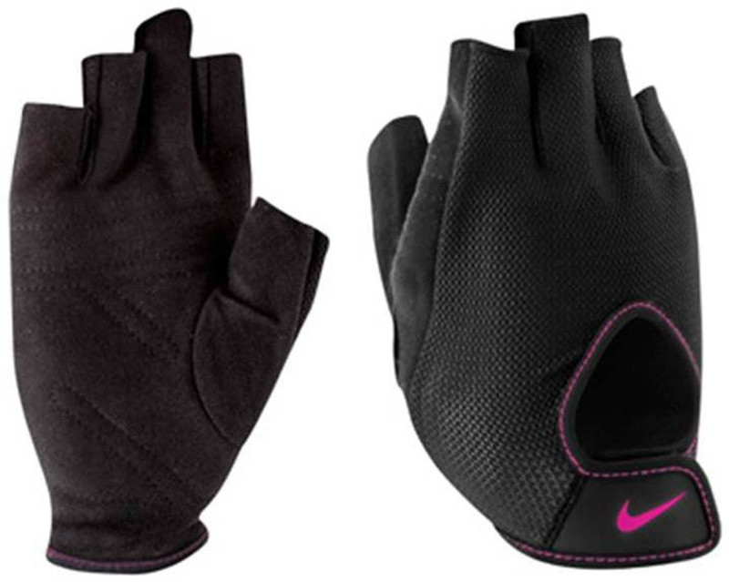 Nike NIKE WMNS FUNDAMENTAL TRAINING GLOVES Gym & Fitness Gloves (L, Black, Pink)