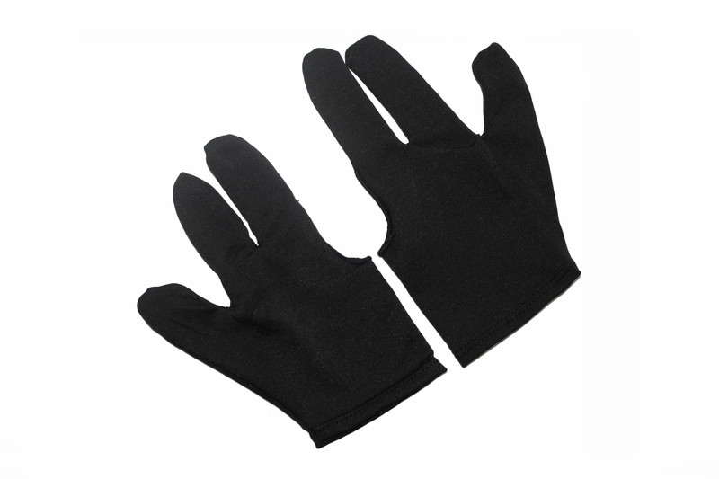 Billiedge PACK OF 2 Billiard Gloves (Free Size, Black)
