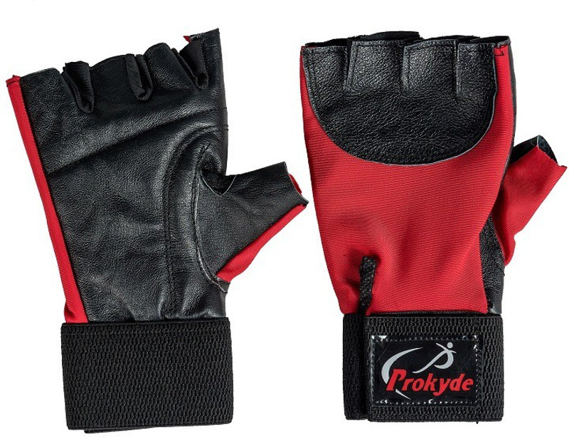 Prokyde Y- sleek Gym & Fitness Gloves (Free Size, Red)