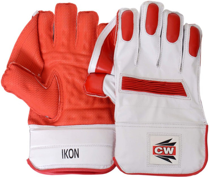 CW Ikon Wicket Keeping Gloves(Orange, White)