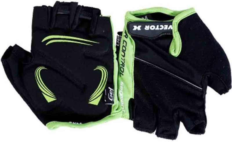 Vector X Vx-590 Medium Running Gloves (M, Black, Blue, Yellow)