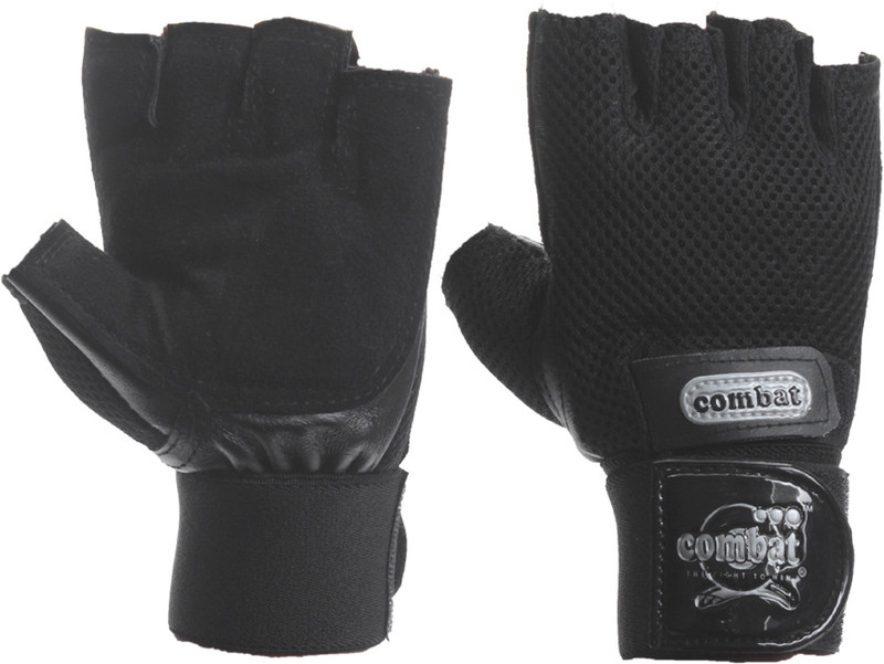 Combat Stallione Gym & Fitness Gloves (S, Black)