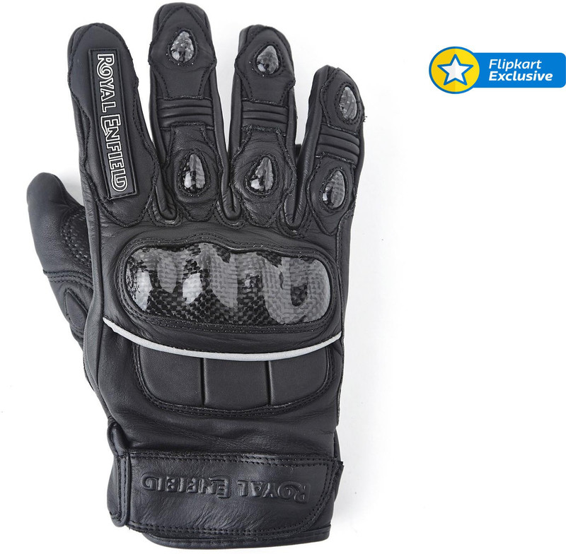 Royal Enfield GLA140009-Black Riding Gloves(Black)