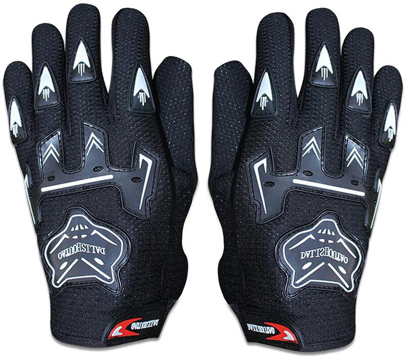 Knighthood 1 Pair of Hand Grip for Bike Motorcycle Scooter - (Black XL) Riding Gloves(Multicolor)