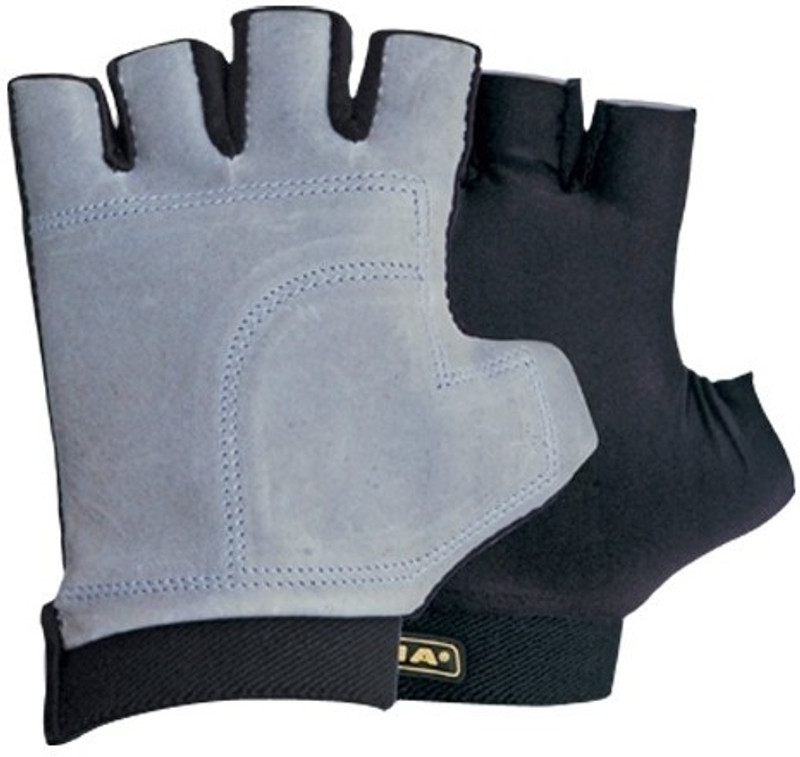 Nivia Leather Gym Gym & Fitness Gloves (L, Multicolor)