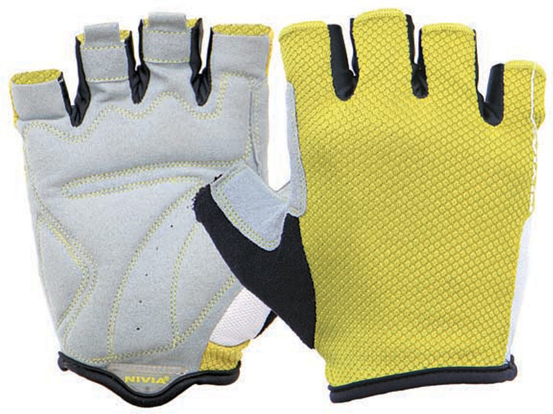Nivia Cromo Micro Leather Gym & Fitness Gloves (XL, Yellow)