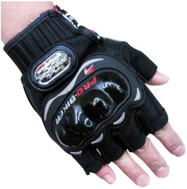 meenu arts PRO-HALF-MI31 Cycling Gloves(Black)