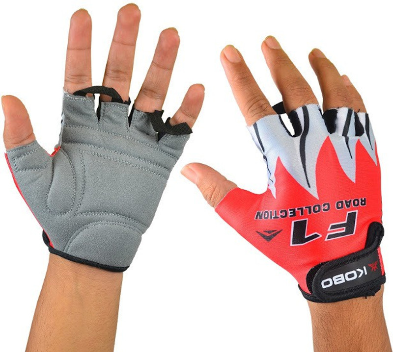 Kobo CG-01 Cycling Gloves (L, Red) Kobo CG-01 Cycling Gloves (L, Red)