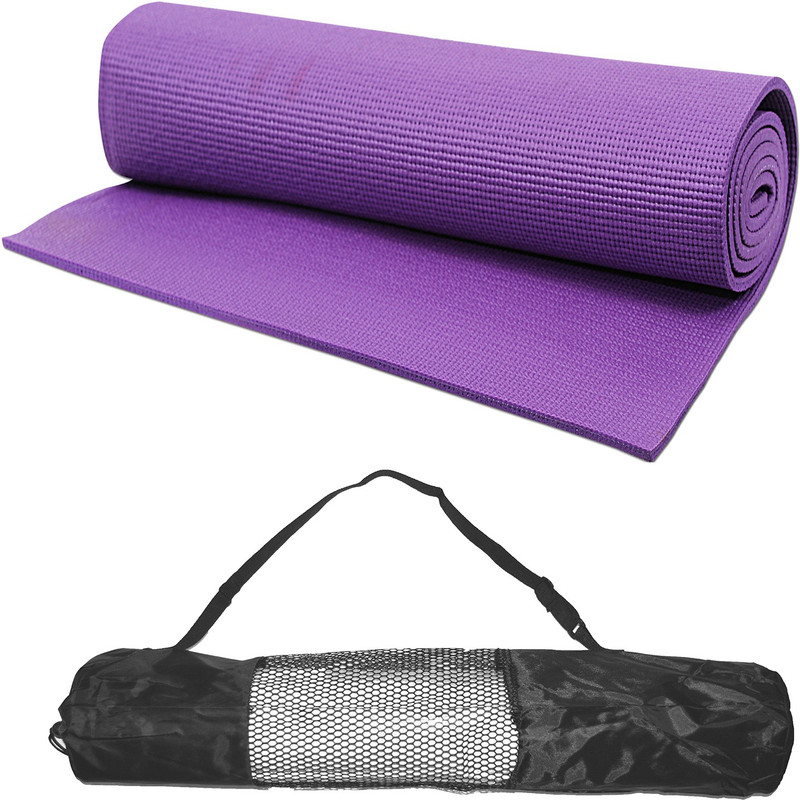 Hang Shuntoys 24 X 68 inch Premium Quality with Bag Purple 6 mm Yoga Mat