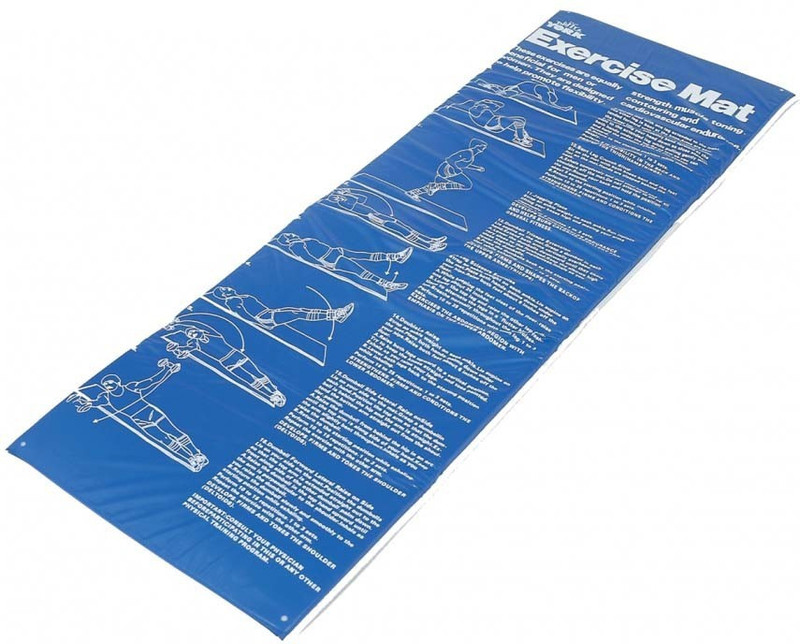 Kobo Foldable Yoga / Exercise / Aerobic with Exercise Printed (Imported) Multicolor 2.5 mm Yoga Mat
