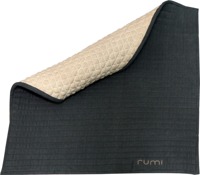Rumi Natural Meditation Earth Black 5.5 mm Exercise & Gym Mat Rumi Natural Meditation Earth Black 5.5 mm Exercise & Gym Mat
