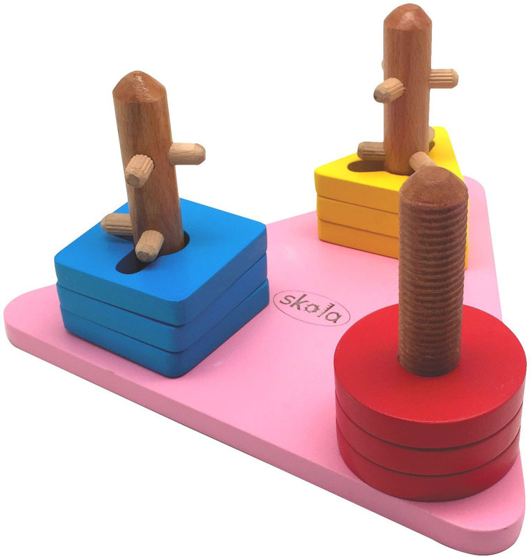 Skola Twisty Trio - Twist, turn and stack(Multicolor)