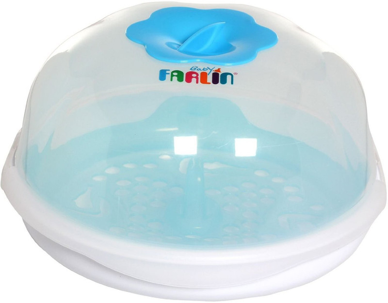 Farlin MICROWAVE STERILIZATION SET - 3 Slots(Blue)