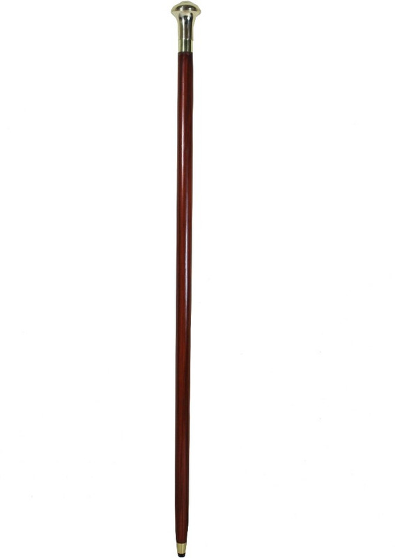 The Royal Collection Walking Round Shape Gymnastic Stick - 91.44 cm(Brown)